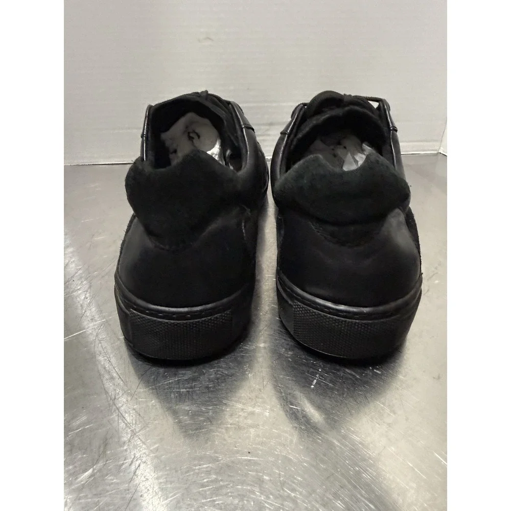 Kenneth Cole Men's Change Away Black Leather Suede Low Top Sneakers Sz 10.5M